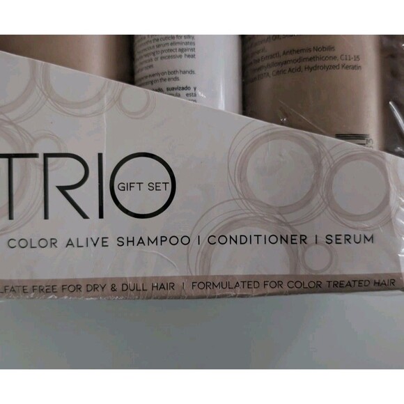 NEW SEALED Moehair Color Alive Shampoo Conditioner & Hair Serum 3 PC Gift Set - Picture 4 of 4